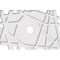 Ekena Millwork Novo Architectural Grade PVC Ceiling Medallion, 26"W x 17 3/8"H x 3"ID x 9 1/4"C x 1"P, One-Piece CMP26X17NO-03000 - alternate 1
